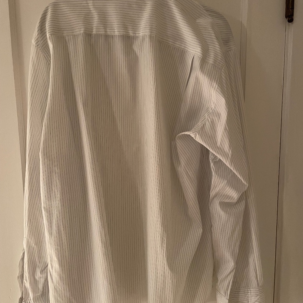 Dress shirt with cuff link sleeves